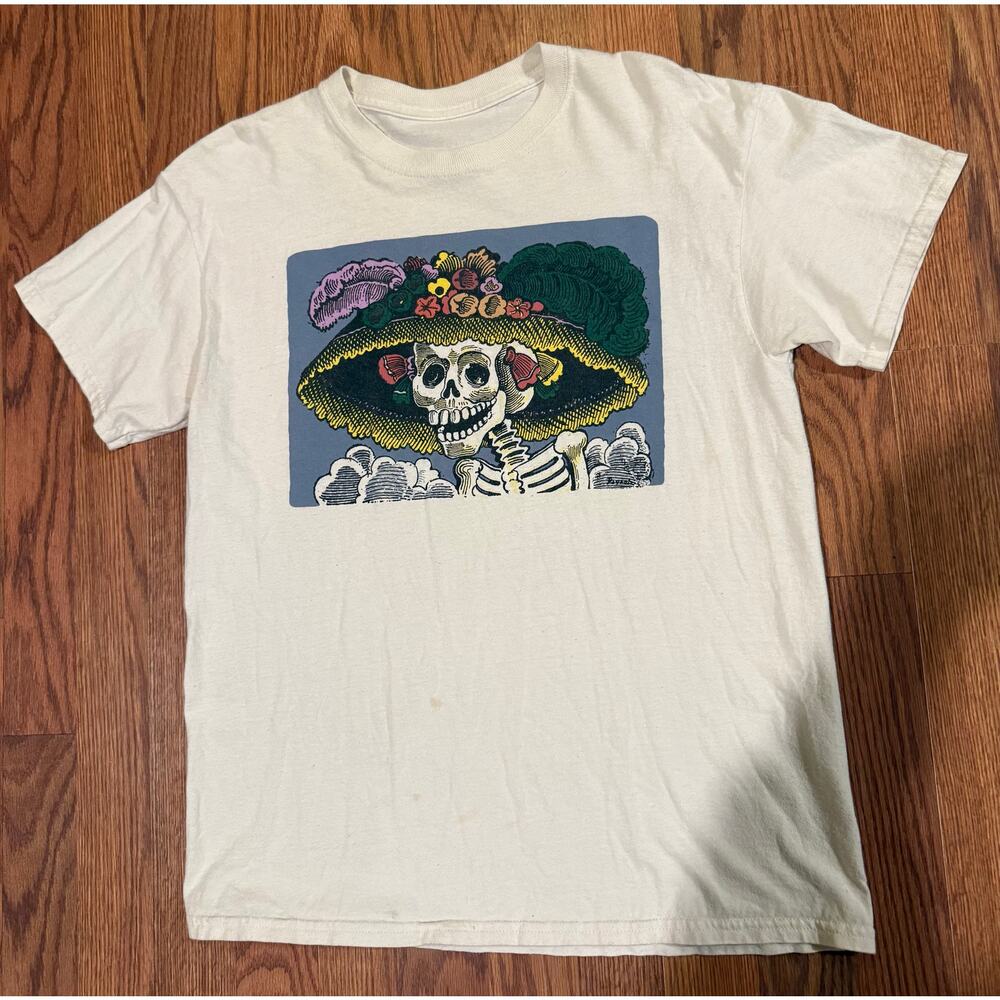 José Guadalupe Posada Dia De Los Muertos in Color Size  Medium